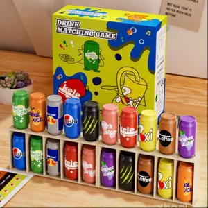 Color Matching Bottle Board Game – Upgraded Memory & Pattern Guessing Game | Fun Parent-Child Party Table Game Toy, Perfect Christmas Gift