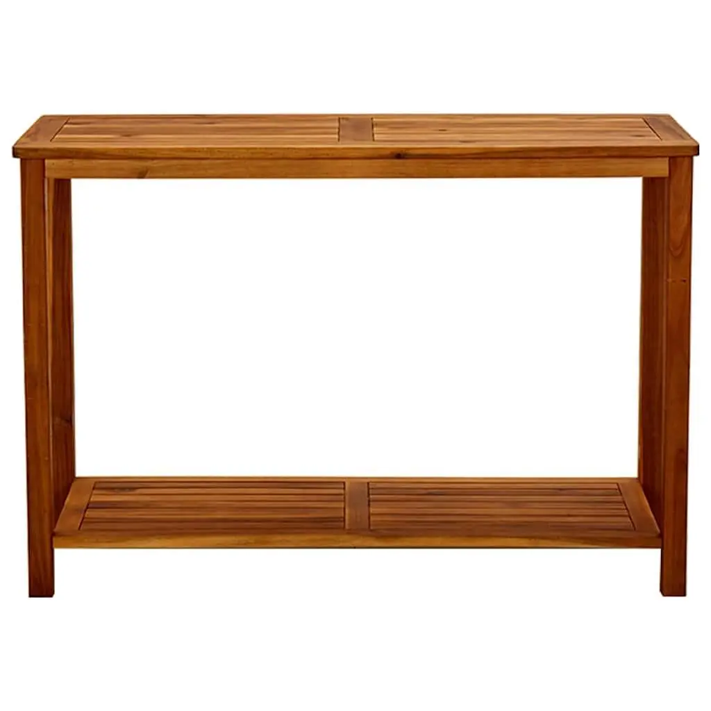 vidaXL Solid Acacia Wood Patio Console Table Entryway Table Accent Table Sideboard Desk Hallway Indoor Yard Furniture Decoration Poolside Yard Home 316406