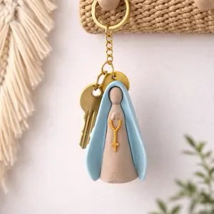 Personalized Catholic Keychain | Virgin Mary Keychain | Faith Gift | Religious Keychain | Our Lady Gift Catholic Keychain Virgin Mary | Christian Gift | Religious Keychain for Women | Faith Gift Mother’s Day