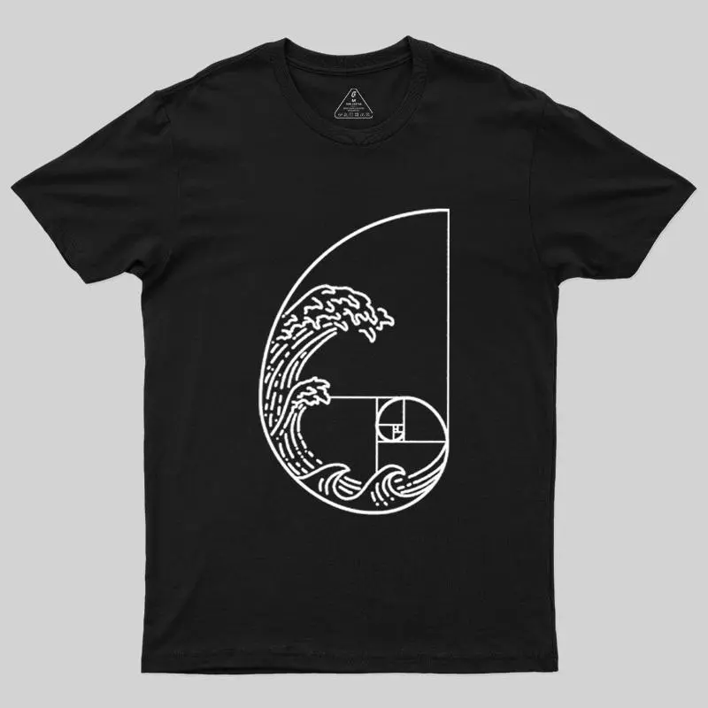 Golden Ratio Seascape Geek T-Shirt