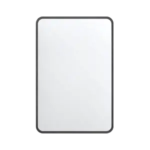 Emrys - Multiple Size Black Rectangular Framed Wall Mirrors