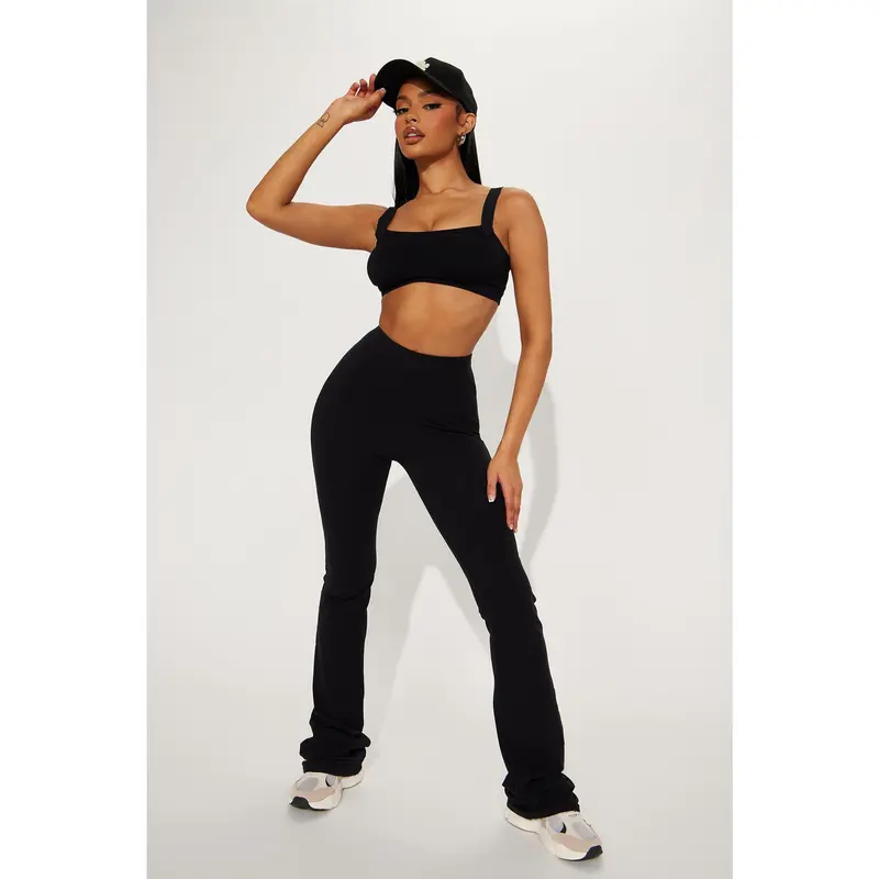 Tall Adriana Flare Pant - Black