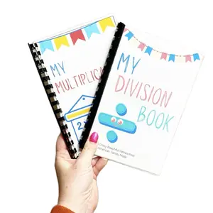 Multiplication and Division BUNDLE - My Multiplica and My Division Book with Dry Erase Learning Books