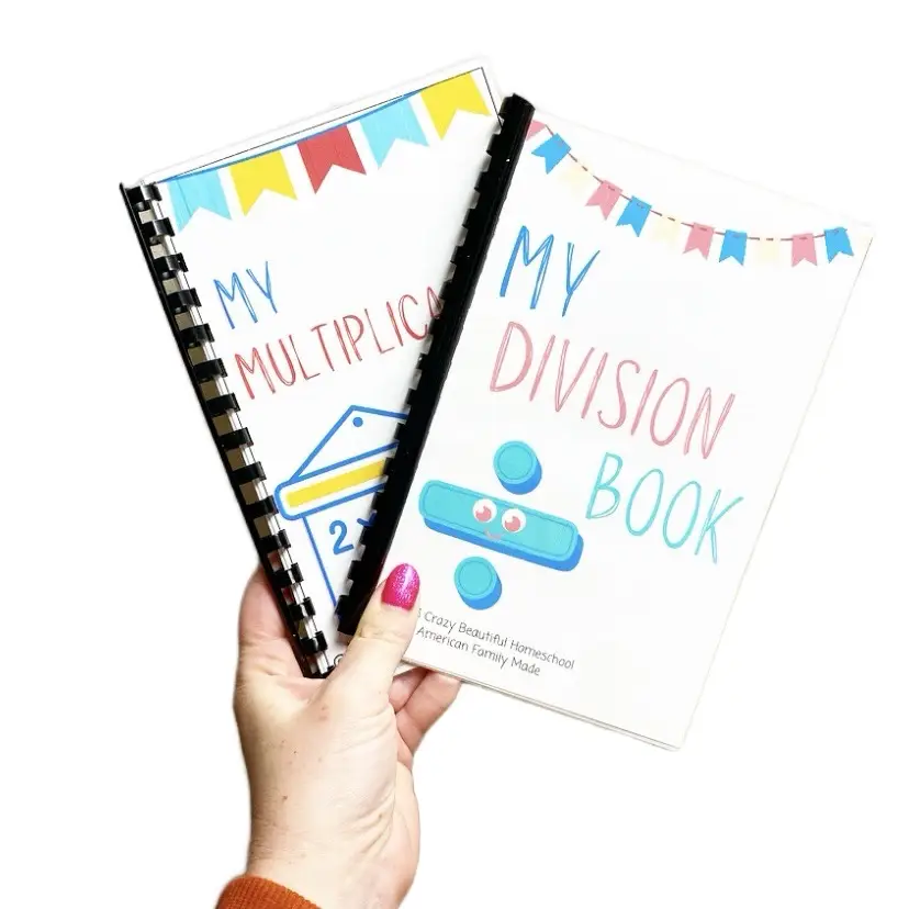 Multiplication and Division BUNDLE - My Multiplica and My Division Book with Dry Erase Learning Books