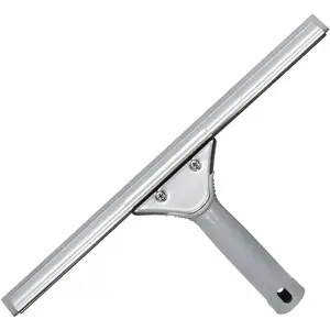 14inch window squeegee with ergonomic nonslip handle streakfree rubber strip durable stainless steel squeegee head ideal for home small commercial spaces