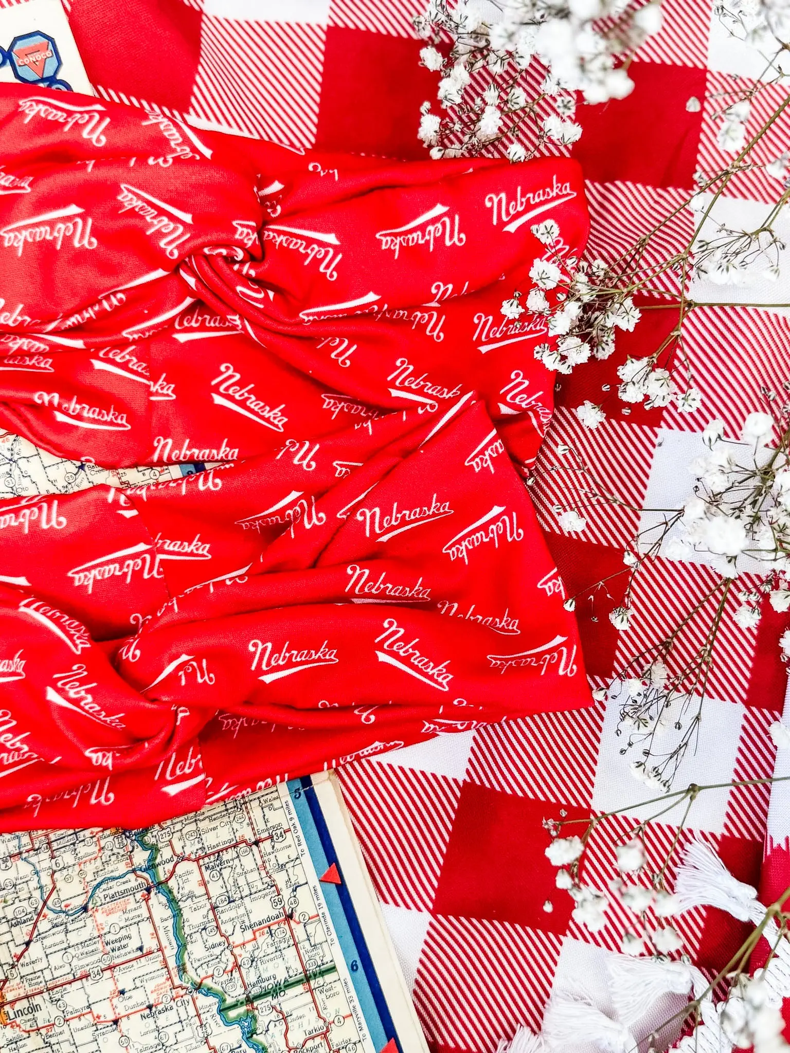 Big Red Babe Turband Headband