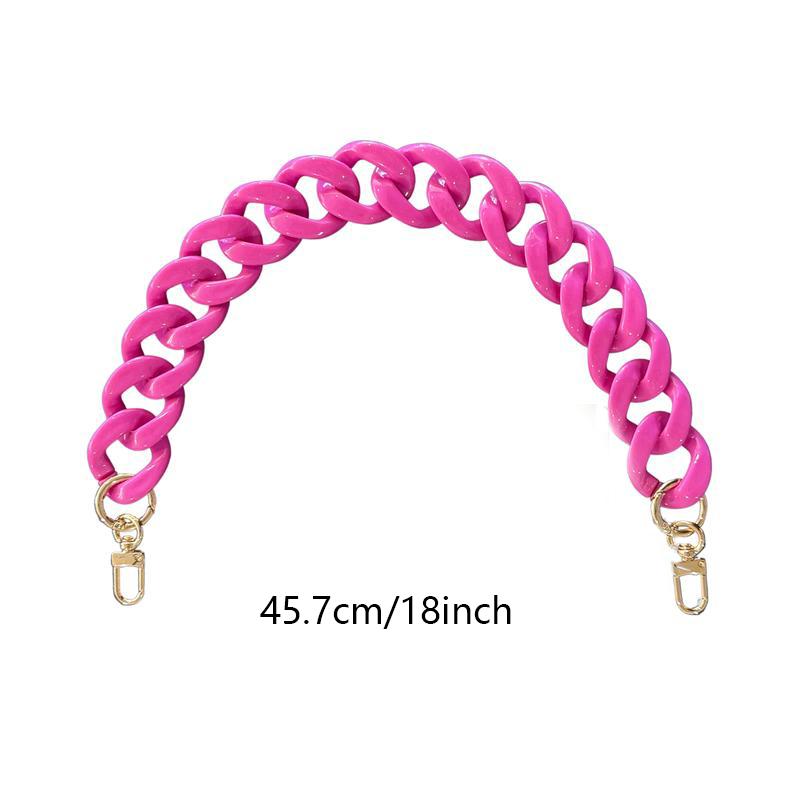 Chunky Gold-Tone Aluminum Bag Chain Versatile Handle & Decor Goldtone, Perfect for Handbags,Christmas Present