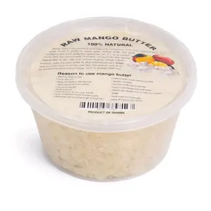 Raw Unrefined Mango Butter Natural Body Butter Soft Rejuvenating Daily Moisturizer For Face & Body 16 OZ Cruelty-Free Preservative Free