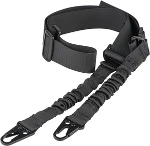 CVLIFE Two Points Rifle Sling with Length Adjuster Traditional Sling with Metal Hook for Outdoors