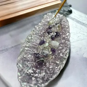 Purple Incense Holder for Peaceful Home Fragrance