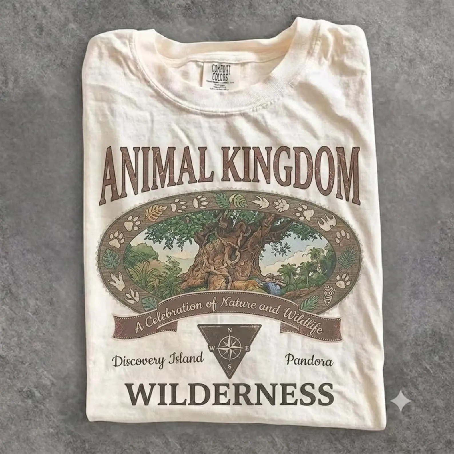 Animal Kingdom Shirt Vintage Tree of Life Comfort Colors Tee, Retro DisneyWorld Family Vacation Safari Tee, Wilderness Gift