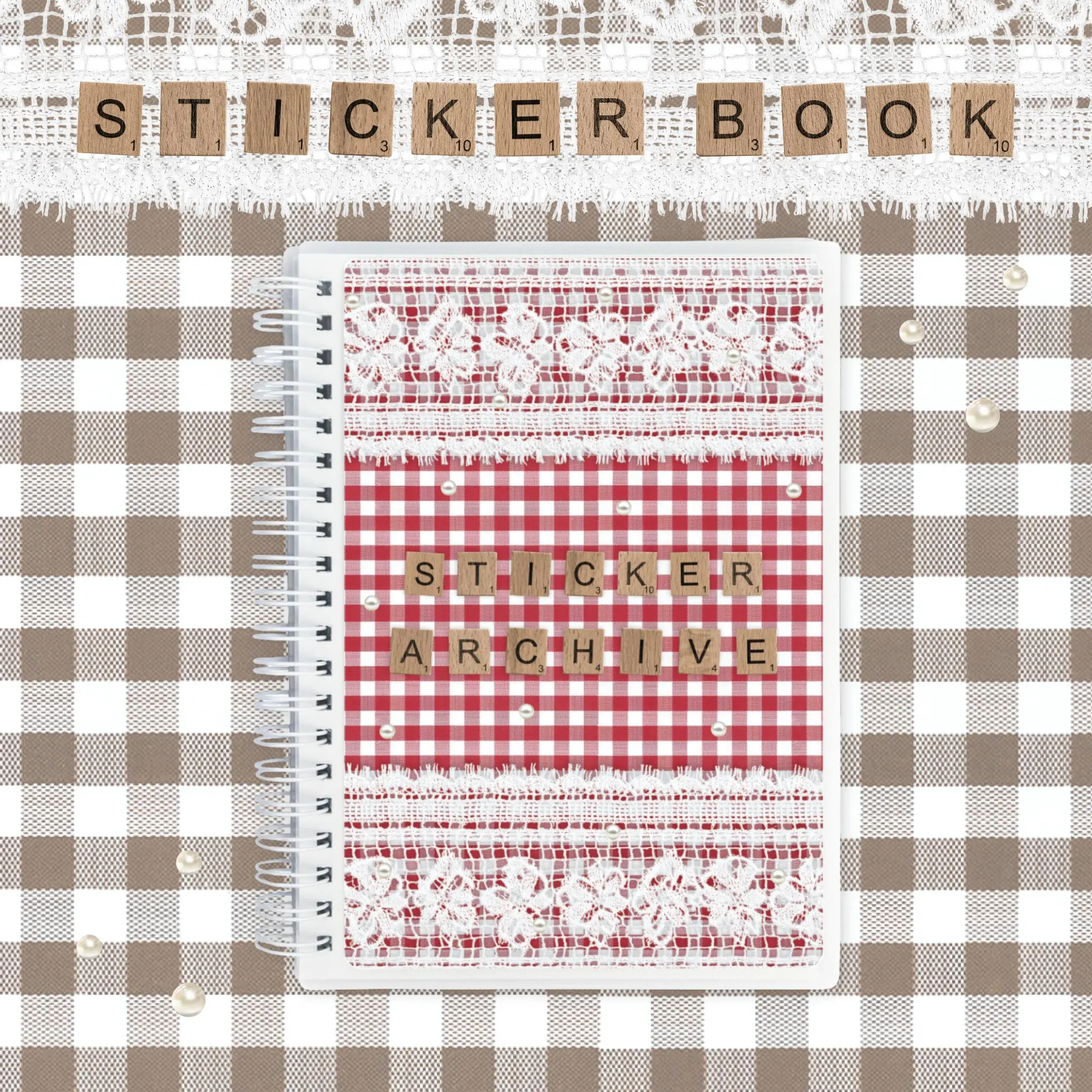 Sticker Book • Sticker Archive • Reusable Sticker Book, Sticker Storage Paper, Sticker Collection Album