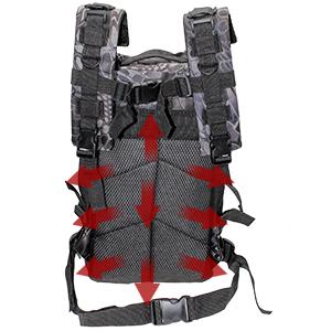 Large Fishing Backpack with Rod Holders Lightweight Fishing Tackle Backpack Professional Water-Resistant All-in-One Rod Holder & Gear Storage