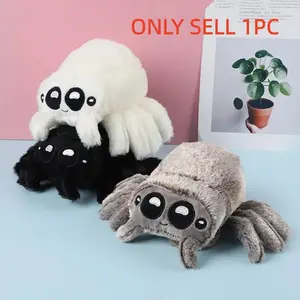 Happy Plush Spider Toy, Fun Halloween Costume Accessory, Game Decoration, Perfect for Halloween Party Supplies & Playtime