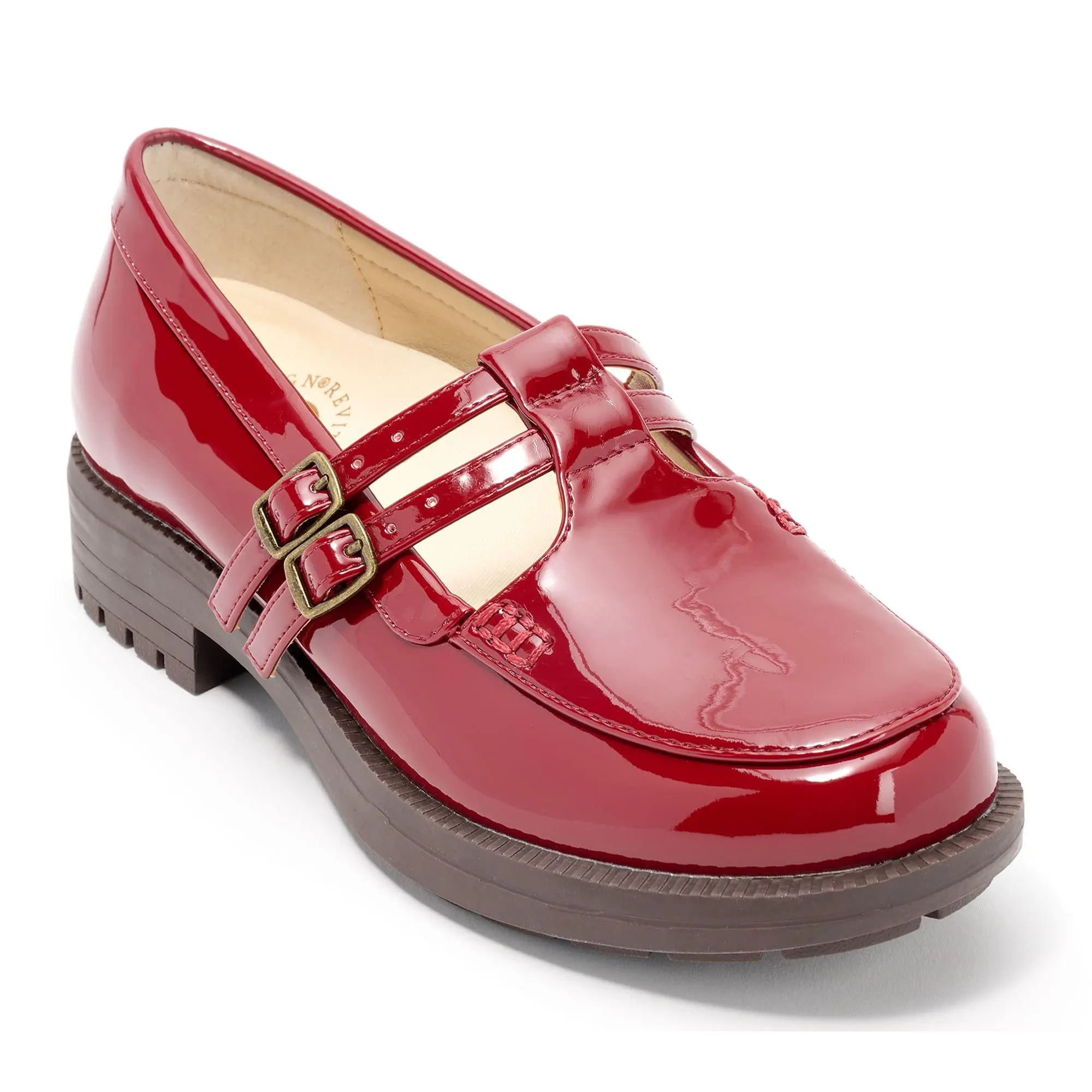 Revitalign Orthotic Mary Jane Loafers Maple