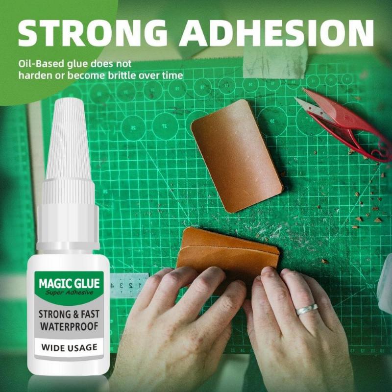 Multi-Purpose Adhesive, 4PCS Magic Super Glue for Shoes, Ceramics, Porcelain, Metals, Plastics and More, Instant Bond and High-Strength 4PCS Magic Glue Shoe Glue New Super Glue