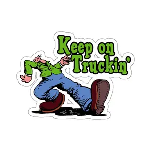 Keep On Truckin' Sticker