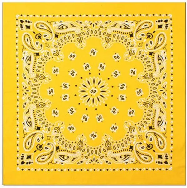 Yellow - Trainmen Bandana 22 in. x 22 in.