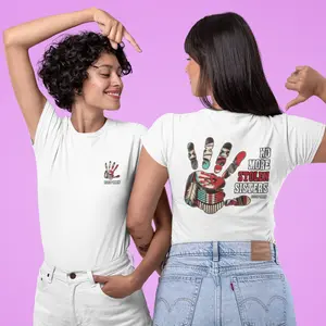 [2 sides] No More Stolen Sisters Native Shirt, Indigenous Stop MMIW Hoodie, Red Hand Tee