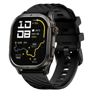KOSPET MAGIC P10 Smartwatch with GPS, 14 Days-Long Battery Life, Smart Fitness Tracker, Heart Rate Monitor, AMOLED Touch Screen Smart Watch, Digital Fitness Watches with Call & Message Rminder,Health Tracker,Watches Men,fatherdaygift,New Year Pick