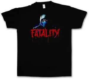 Vintage Sub-Zero Fatality T-Shirt Scorpion Mk Raiden Mortal Kombat Shirt