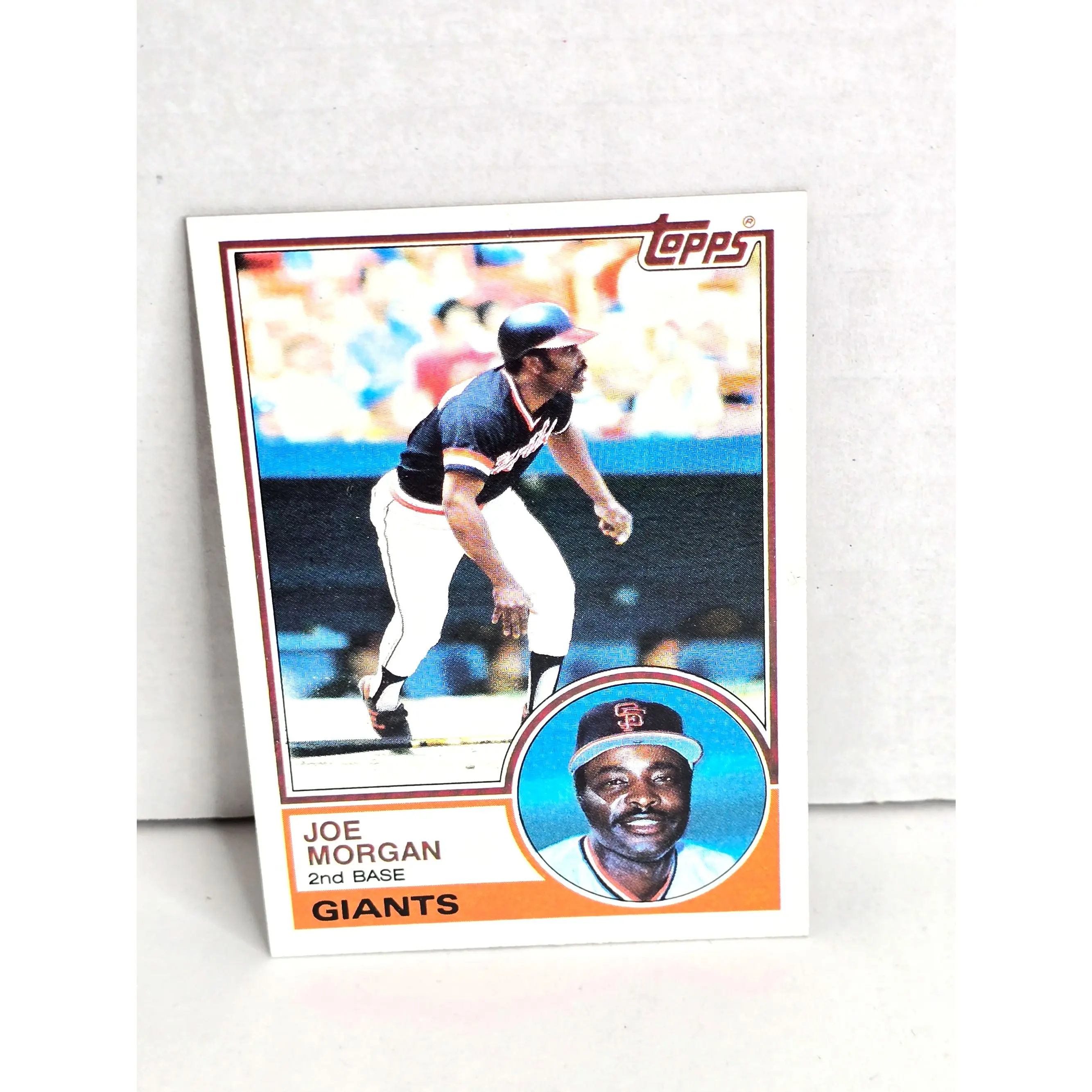Joe Morgan Giants Baseball Card 1983 Topps No. 603