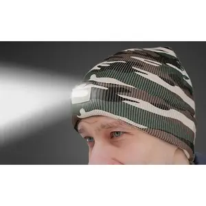 LED Headlamp Beanie for Men and Women
