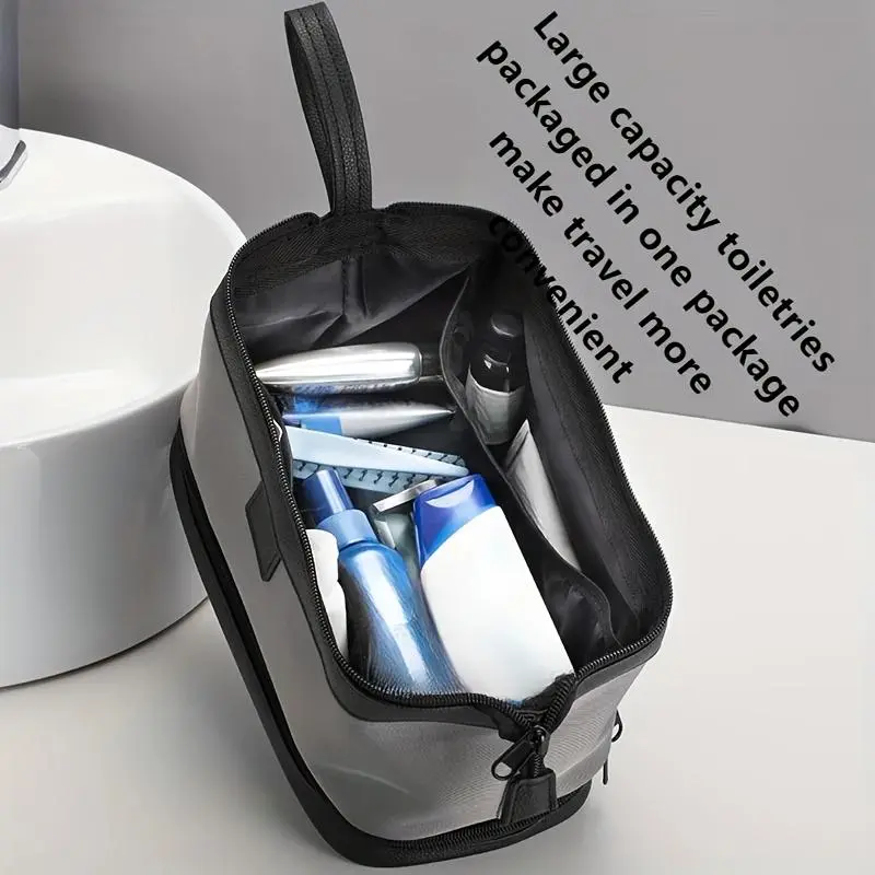 [Convenient Storage] Spacious Travel Toiletry Bags | High-End Layered Design for Business Gifts