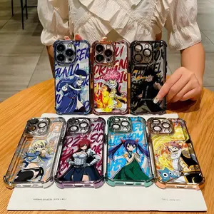 FAIRY TAIL Plating Case  Shockproof Anti-Fall Armor Cover For iPhone 17 16 15 14 13 12 11   - The Fashionable Design Phone Case Best New Year Gift For Fans!