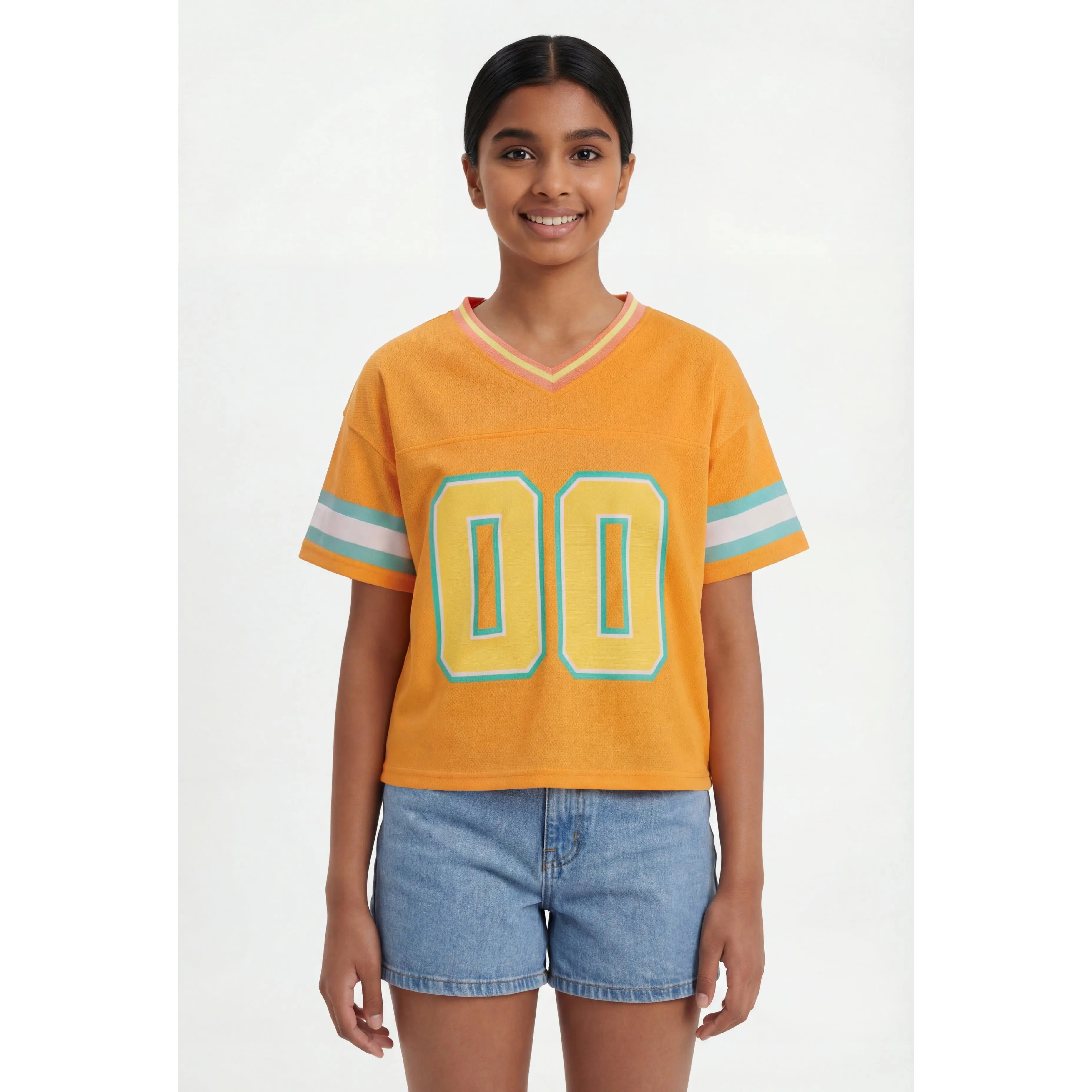 Girls 00 Football Jersey