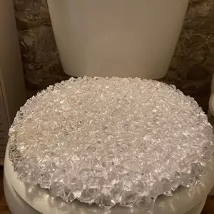 Custom Glam Toilet Seat
