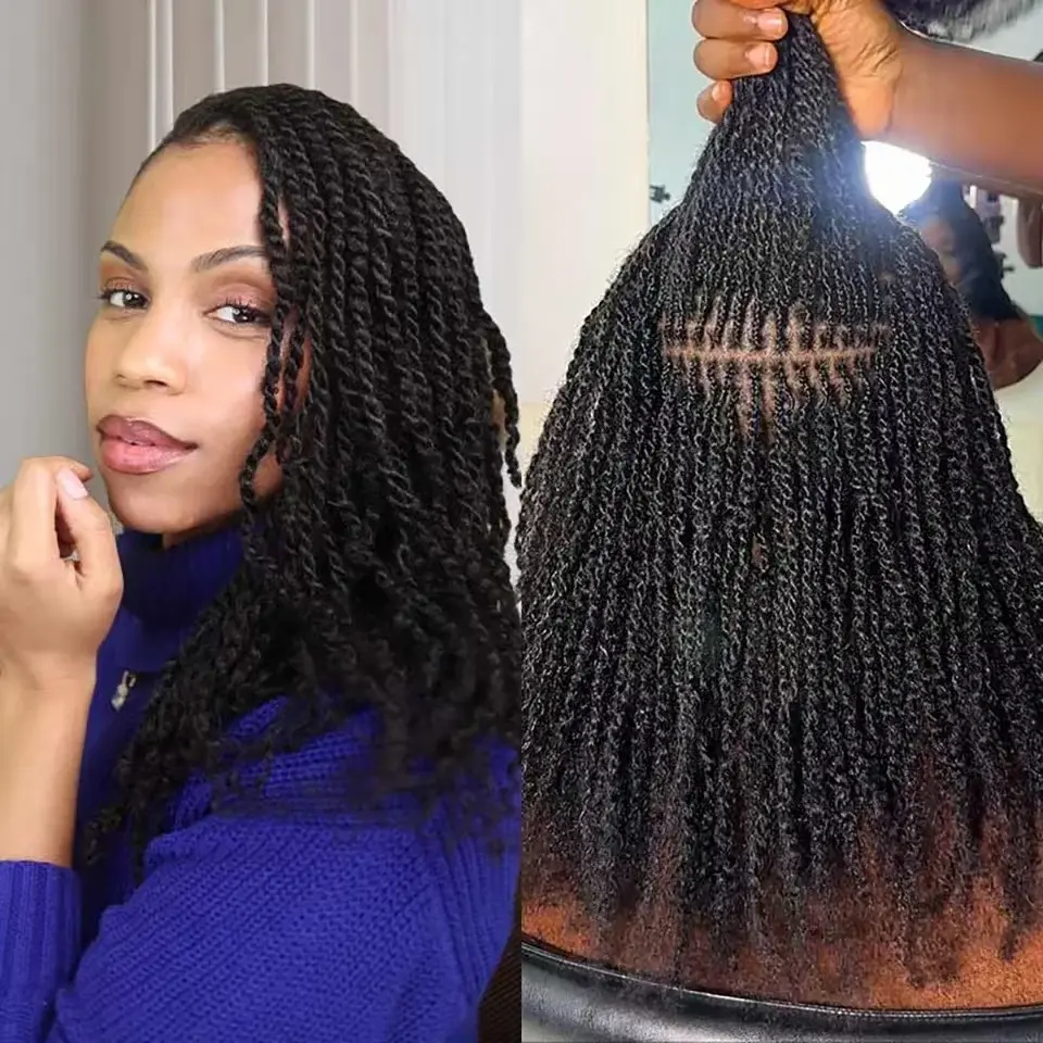 Lucile Afro kinky Bulk Human Hair Extensions For Braiding Dreadlock Human Hair 1 count 50g Natural Color Bulk Human Hair 1 Pack 50 Gram