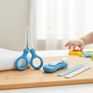 4pcs/set Baby Nail Care Tool Set, Unisex Newborn Nail Clipper, Nail File, Scissors, Baby Grooming Kit, Essential Infant Care Tools