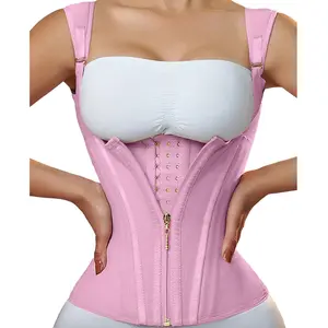 Curveshe Corset Tank Top Sport Vest with Steel Bones Shapewear for Women