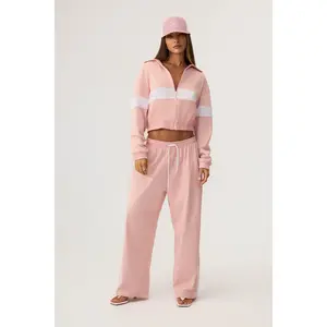 Melrose Social Club Track Pants Pink - Eco-Certified