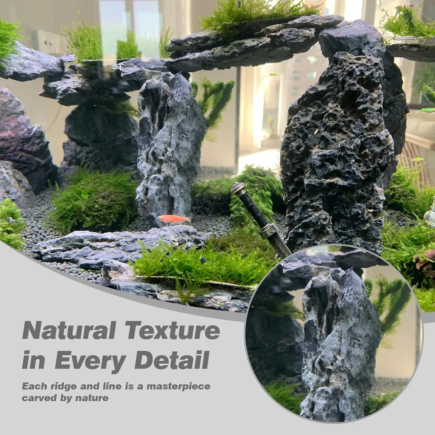 Dragon Stone Aquarium Decoration