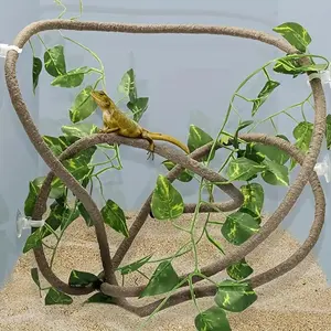 Reptile Vine, 1 Set Flexible Jungle Climber, Lifelike Long Vine Habitat Decoration for Enclosure Climbing, Small Snake, Chameleon, Lizards, Geckos