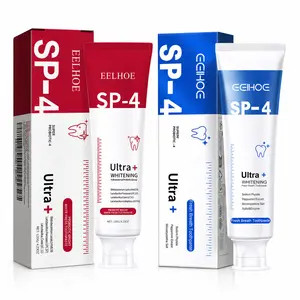 Probiotic Bright White Fresh Toothpaste, Ultra Whitening Toothpaste for Fresh Breath, Peppermint Toothpaste with Xylitol, Daily Oral Care Toothpaste for Coffee Tea Stains, Teeth Cleaning & Breath Freshening Brightening Cleansing Gentle