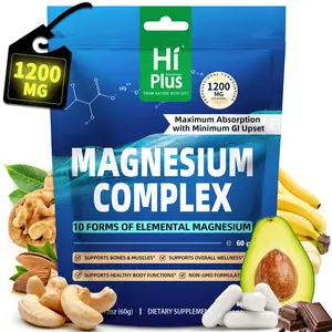 Magnesium Complex 10 Essential Magnesium Supplement 1200mg 120 Capsules