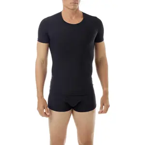 Underworks USA Mens Extreme Power Compression Gynecomastia Chest Binder Girdle T-Shirt - 998