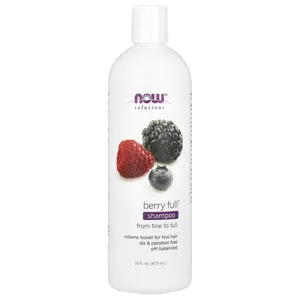 NOW Foods Solutions, Berry Full Shampoo, From Fine to Full, 16 fl oz (473 ml)