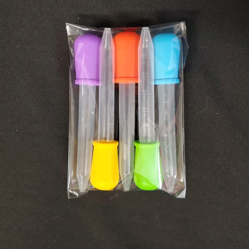 Pack of Colorful Water Droppers (6 Each) (Colors may Vary)