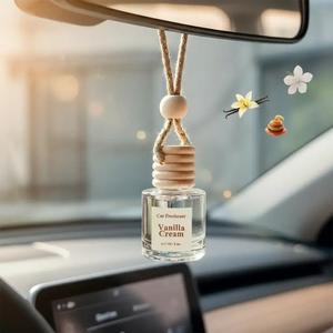 car air freshener hanging diffuser, liquid fragrance freshener for cars & vehicles, long-lasting scent eliminator, car perfume
