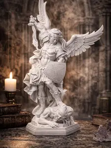 Archangel Michael Statue, Saint Michael Slaying Demon