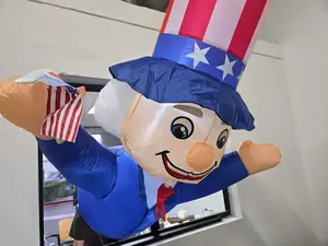 July 4th Patriotic-Themed Inflatable Toy — Uncle Sam Design