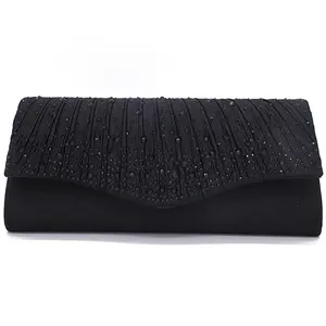 Women's Rhinestone Envelope Clutch - 2026 Minimalist Dressy Evening Bag, Formal Purse for Weddings house
