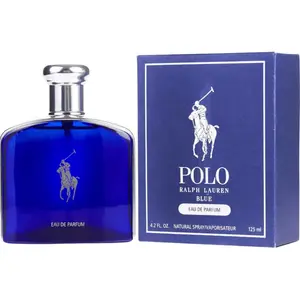 Ralph Lauren Polo Blue EDP Perfume for Men, 4.2 oz Spicy-Woody & Cooling Fragrance, New in Box, Edp Perfume Fragrance, Spicy Woody Fragrance