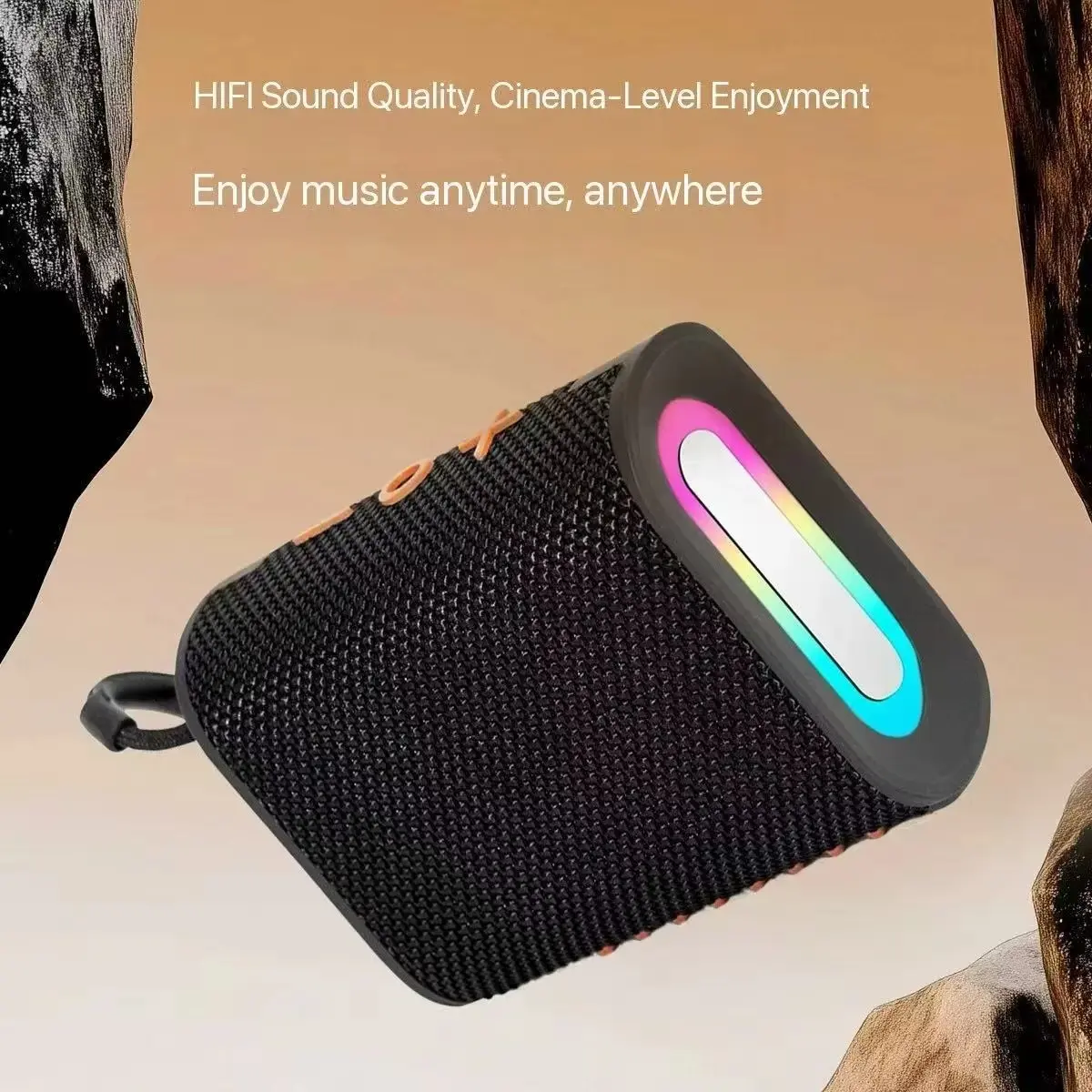 Premium Wireless Speaker – Powerful Portable Audio, Long Battery Life, Lightweight Design, Easy Carry & Universal Device Fit, Strong Shell, Indoor Outdoor Travel