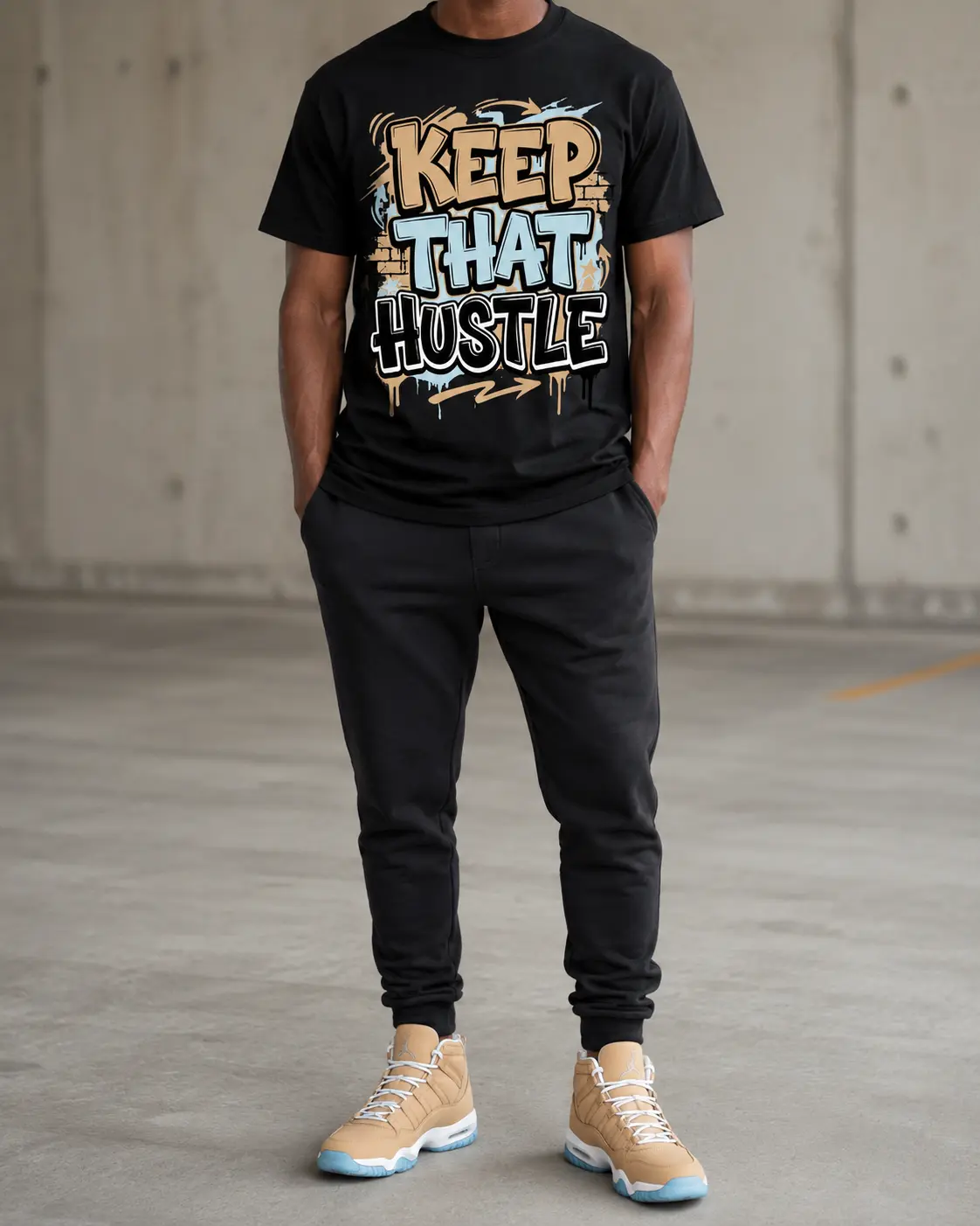 KEEP Shirt To Match JD 11 H Town, JD H Town Sneaker Mactching Shirt, Men's Casual Sneaker-Matching Tee