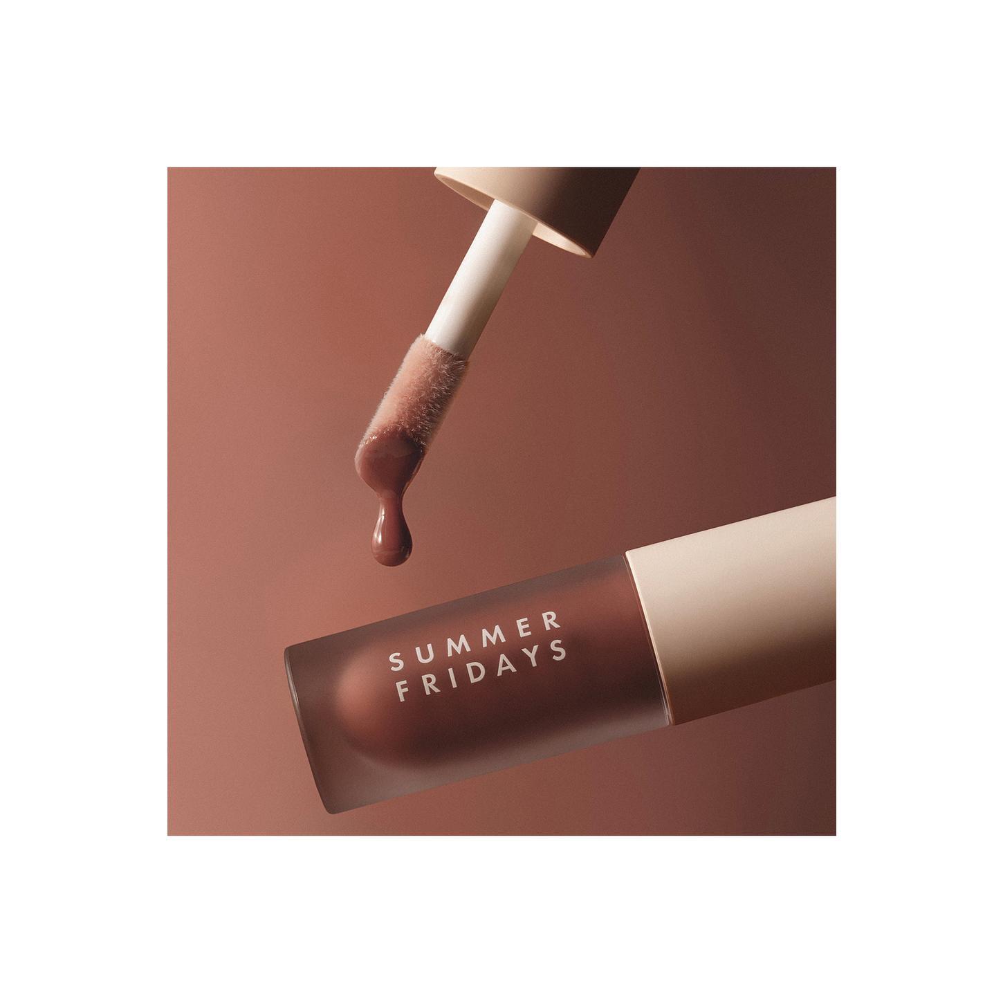 Summer Fridays Dream Lip Oil in Warm Beige